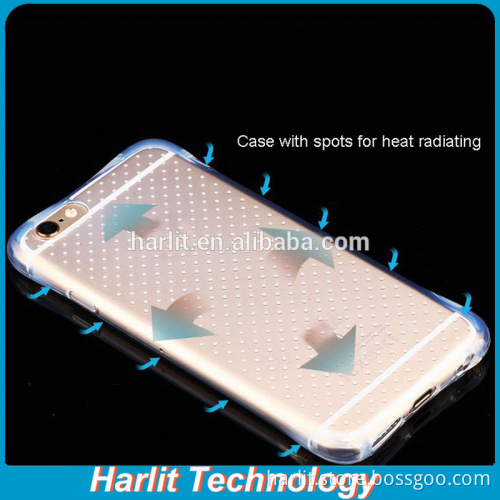 Clear TPU Protective Case With Air Cushion For iPhone 7 Anti Shock Transparent TPU Case Anti Bump